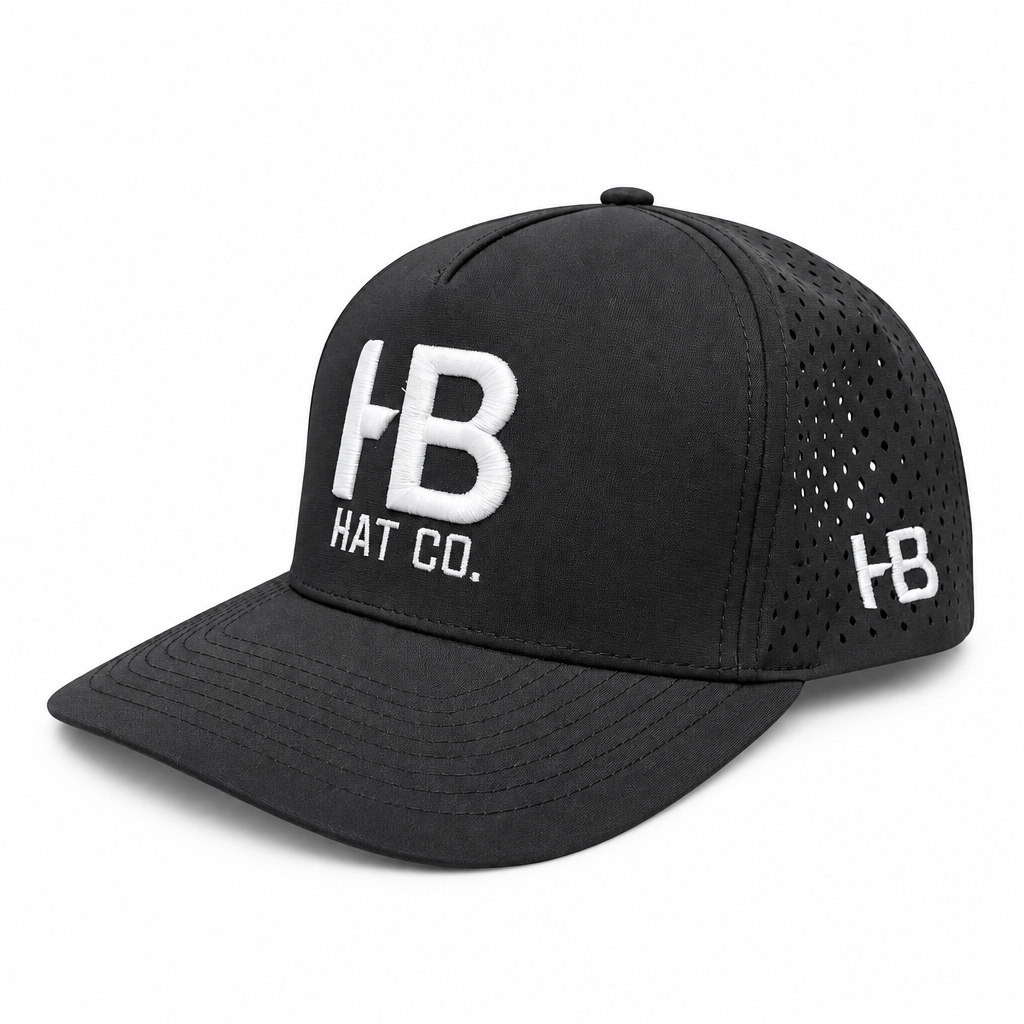Black The OG hat angled view on a white background