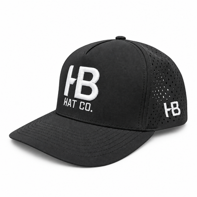 Black The OG hat angled view on a white background